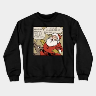 Santa Talks To a Reindeer Youth Crewneck Sweatshirt